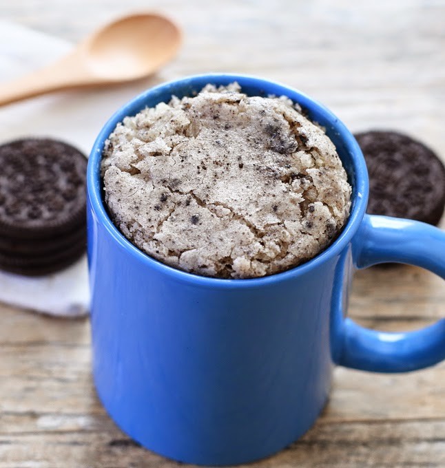 cookies and cream mug cake