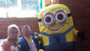 minion bride groom