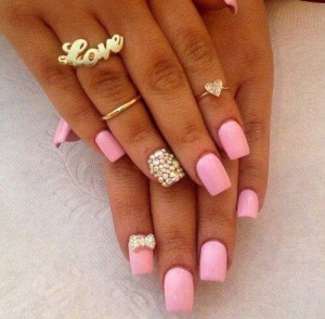 pink nails