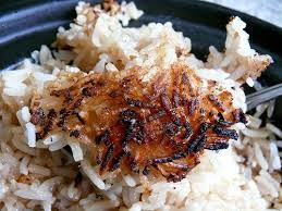 burnt rice