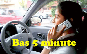 Talking on mobile while driving