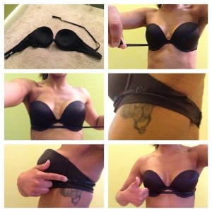 strapless bra