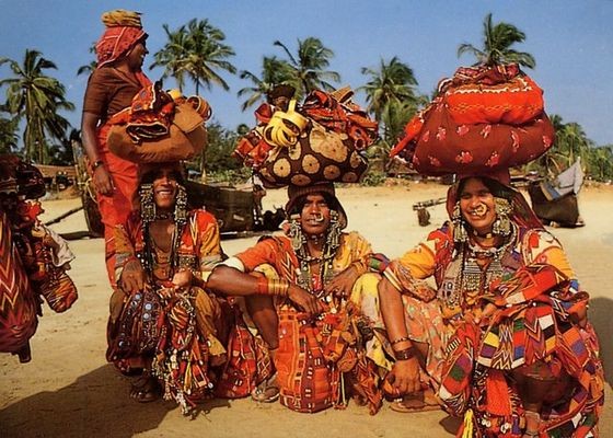 Lambadi tribal women from Central India