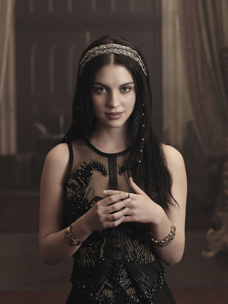 Reign -- Image Number: RE1_Gallery_Mary1_1518r.jpg -- Pictured: Adelaide Kane as Mary, Queen of Scots -- Photo: Mathieu Young/The CW -- © 2013 The CW Network, LLC. All rights reserved.