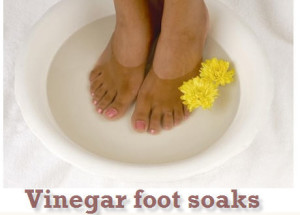 vinegar foot soaks