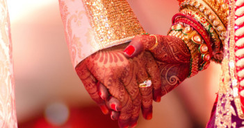 Colorful Hindu wedding in India
