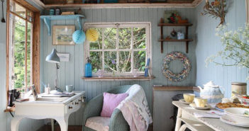 Rustic Design Home Office Space Whimsical Beach Cottage Interior