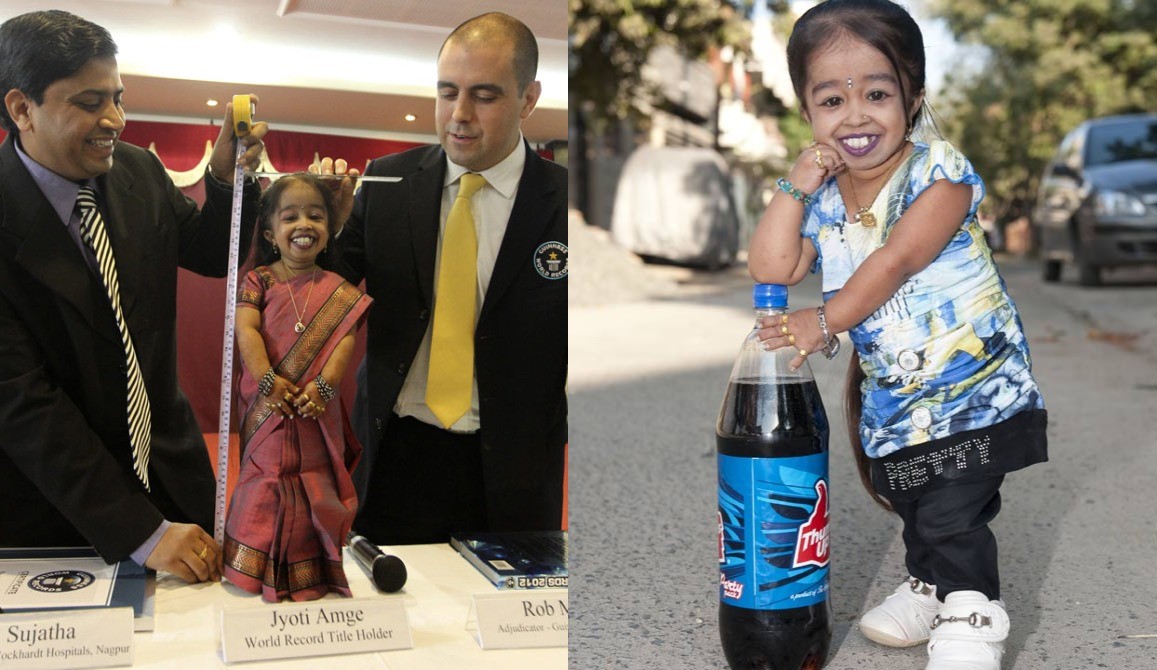 shortest woman records by indians 