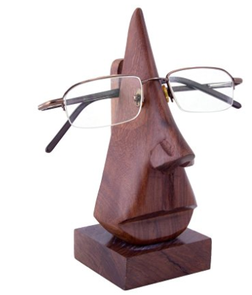 Buy Craft Art India Handmade Wooden Nose Shaped Spectacle Specs Eyeglass Holder stand CAIHD0015A Online at Low Prices in India Amazon.in