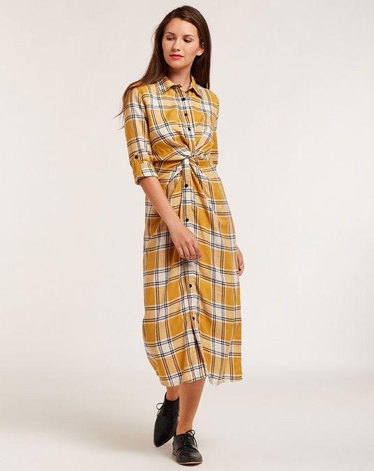 yellow-checkered-martina-knotted-shirt-dress--in1726mtodremlt-378-front