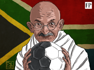 Gandhi JI owned and started two football clubs at South Africa